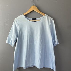 Gap flowy tent top blue